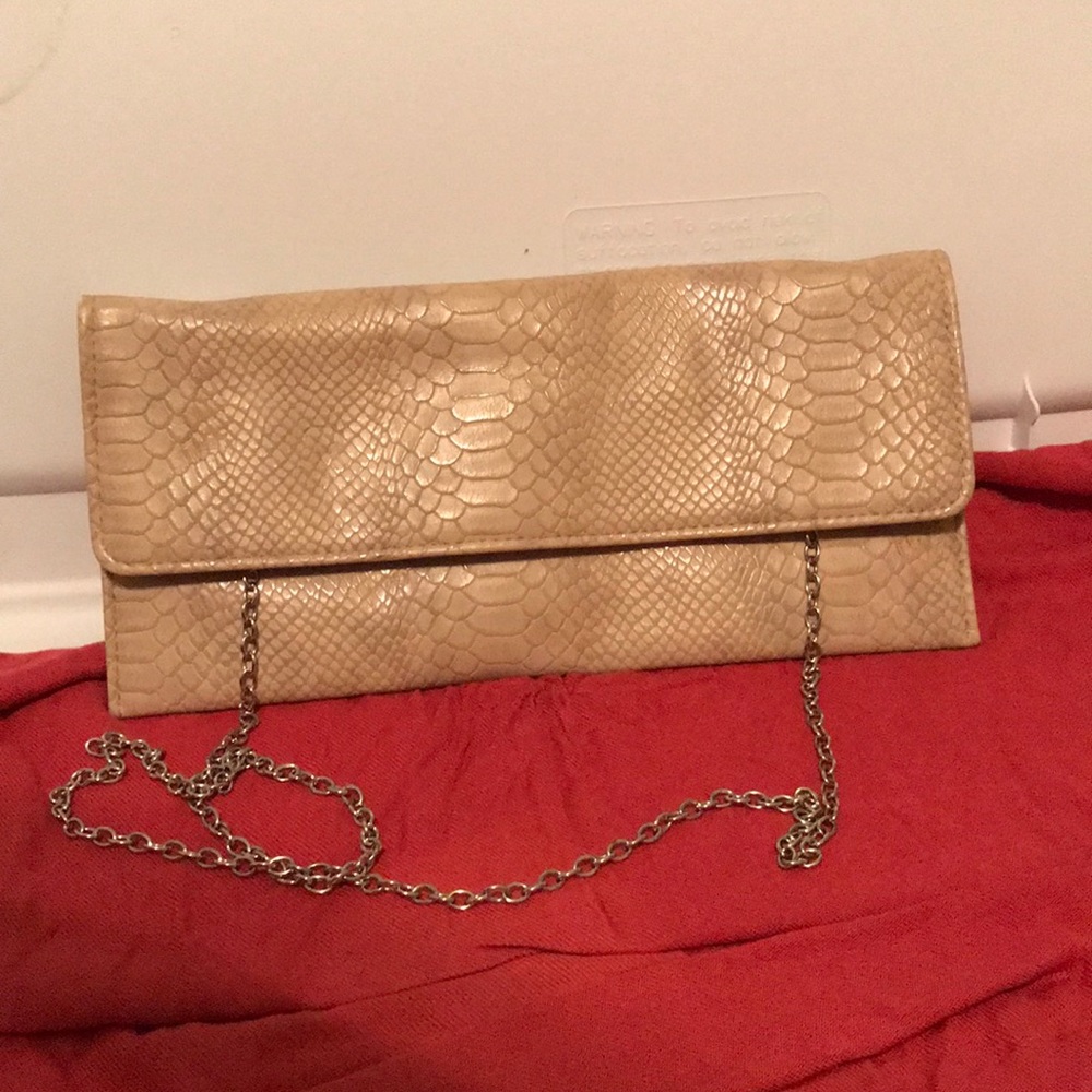 Great condition clutch with removable chain